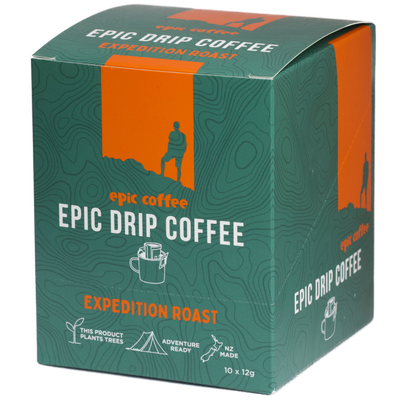 Carton of 12 Expedition Roast Drip Filters 10 Pack